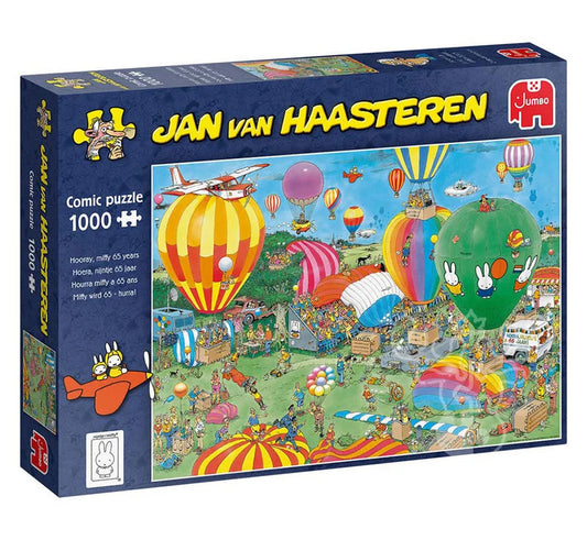 Hooray, Miffy 65 Years, Jan van Haasteren, 1000 Pieces Puzzle
