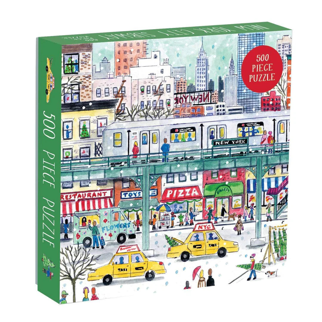 Michael Storrings New York City Subway 500 Piece Jigsaw Puzzle