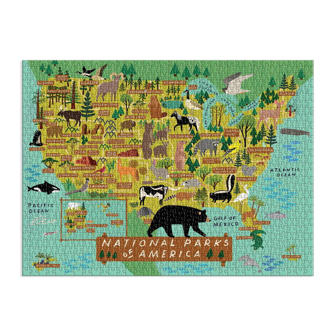 National Parks of America 1000 Piece Jigsaw Puzzle