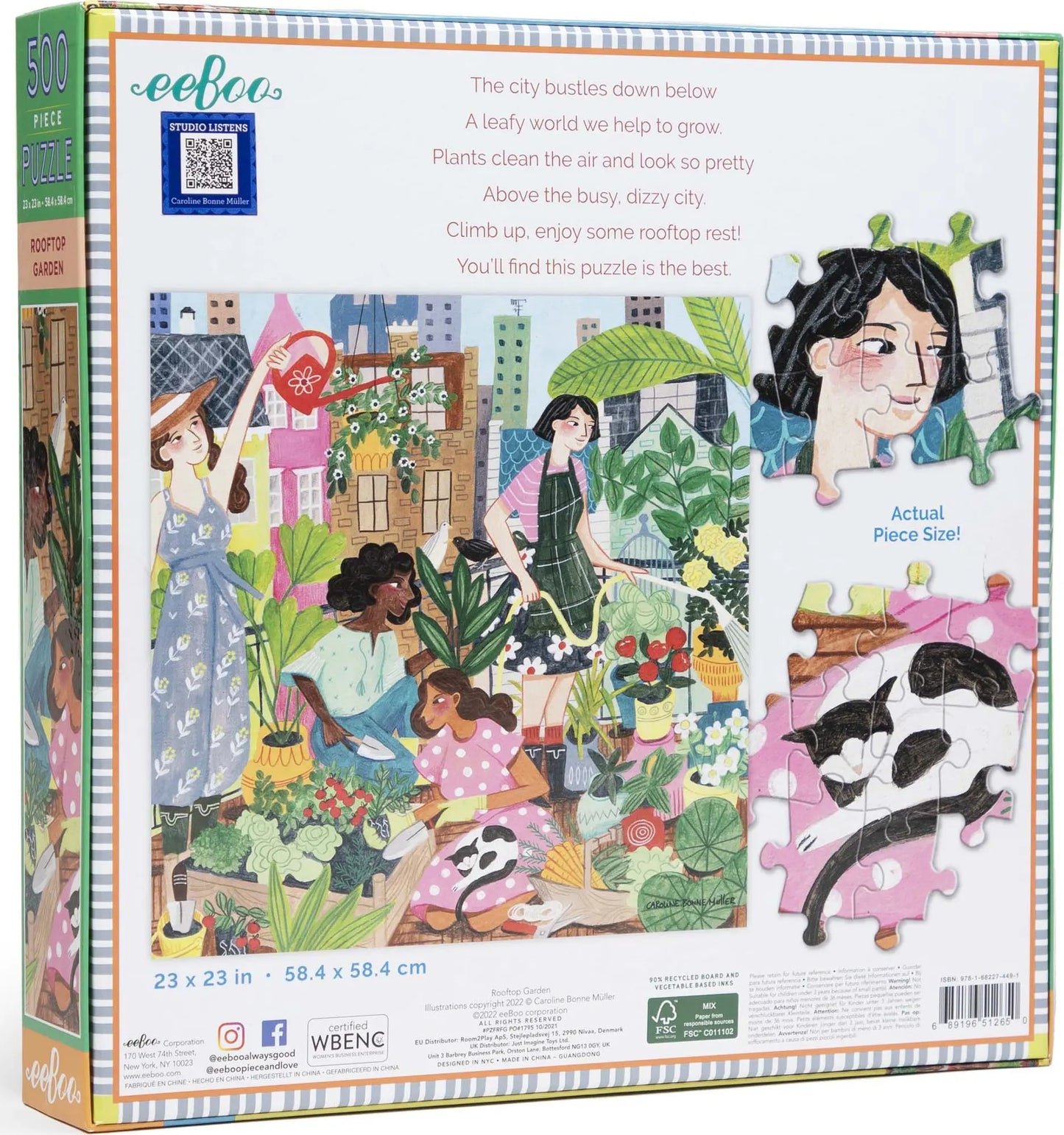 Rooftop Garden 500 Piece Puzzle