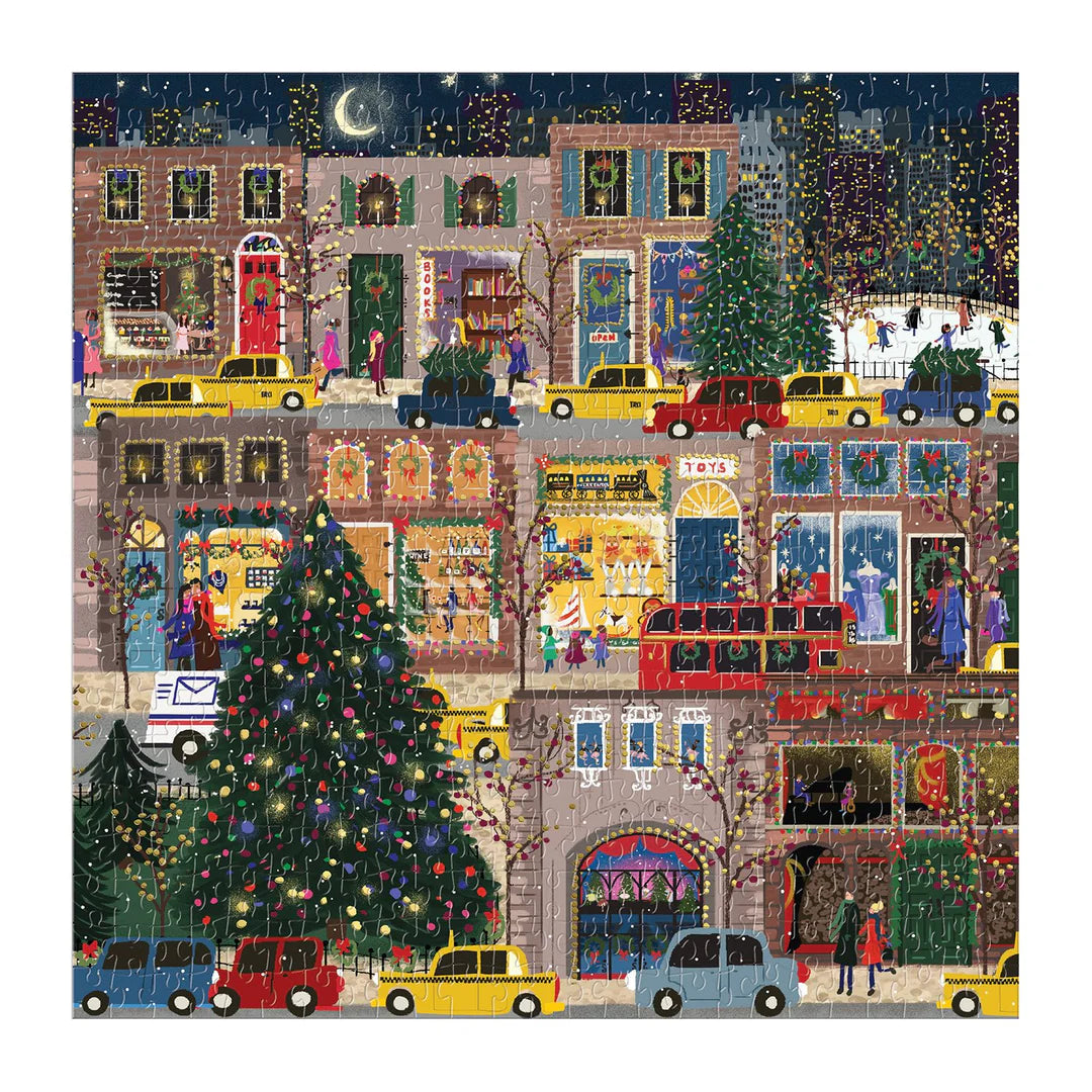 Winter Lights Foil Puzzle 500 Pc Puzzle